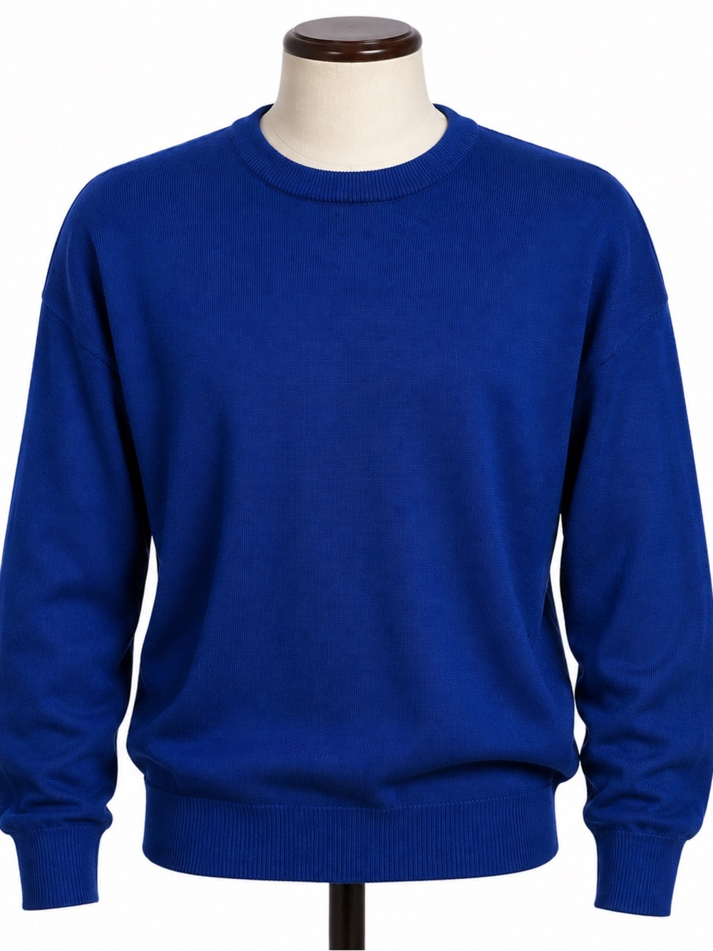 Yves Saint Laurent Men's Crewneck Sweater - Cobalt Blue
